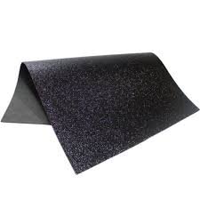 EVA C/ GLITTER 40X60  PRETO UN