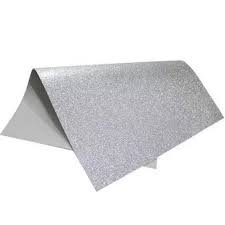 EVA C/ GLITTER 40X60 PRATA  UN