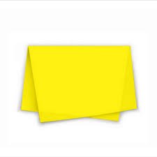 PAPEL SEDA 48X60 AMARELO  C/05 UN