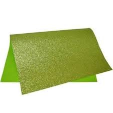 EVA C/ GLITTER 40X60 VERDE CLARO UN