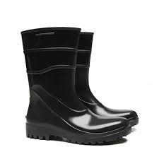 BOTA PVC CANO CURTO BRACOL PRETO S/FORRO  38