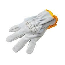 LUVA DE VAQUETA TOTAL PRETOLEIRA VALCAN CA 16474 PUNHO 7